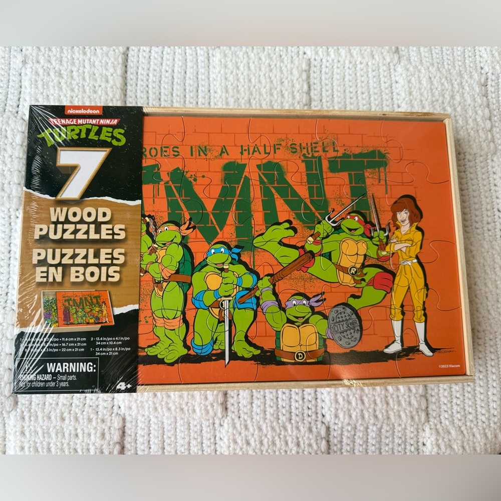Teenage Mutant Ninja Turtles Wooden Puzzles set